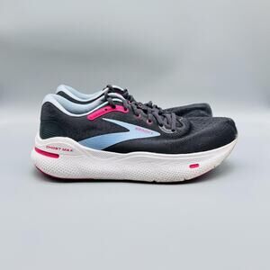 Brooks Shoes Womens 10 Black Ghost Max Cushioned Athletic Running Sneakers